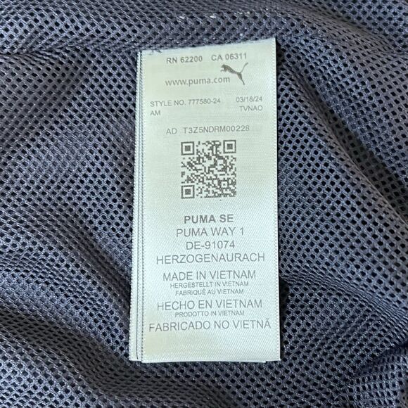 Manchester City Size XXL Pre-Match Jacket Navy Blue Puma  New - Picture 8 of 12